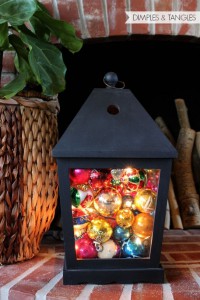 Holiday decorative lantern