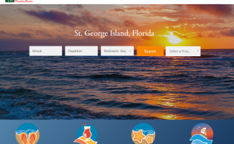 Fickling Vacation Rentals Website Preview