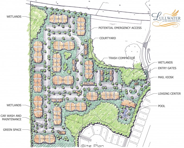 Richmond Hill Site Plan Render